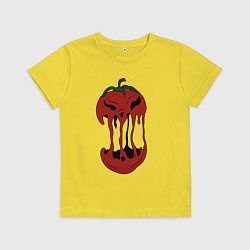 Детская футболка Агрессивный красный помидор