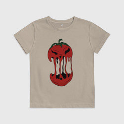 Детская футболка Агрессивный красный помидор