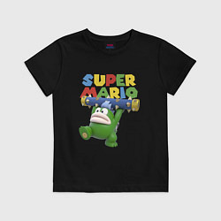 Футболка хлопковая детская Super Mario - Spike - Character, цвет: черный
