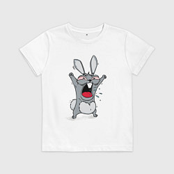 Детская футболка Злой заяц