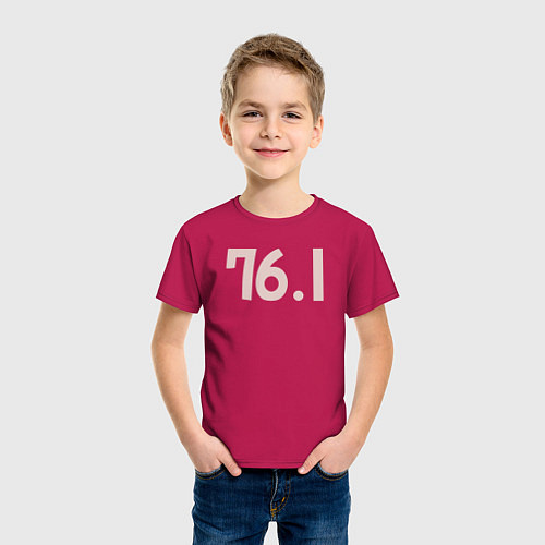Детская футболка Цифры Пауэр / Маджента – фото 3