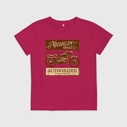 Детская футболка Ретро мотоцикл гранж