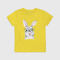 Детская футболка Серый кролик