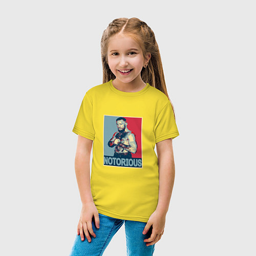 Детская футболка Notorious / Желтый – фото 4