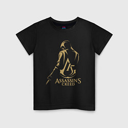 Футболка хлопковая детская Assassins creed 15 лет, цвет: черный