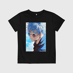 Детская футболка Сатору Годжо в очках - Jujutsu kaisen