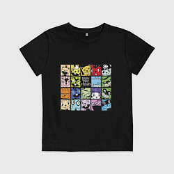 Детская футболка All happy three friends