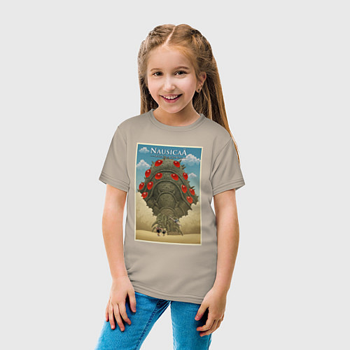 Детская футболка Nausicaa poster / Миндальный – фото 4