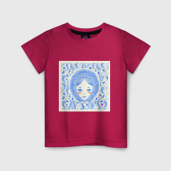 Детская футболка Ретро-Снегурочка