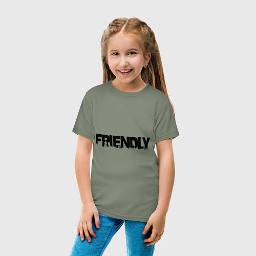 Детская футболка DayZ: Im friendly / Авокадо – фото 4