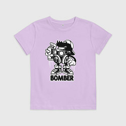 Детская футболка Человечек райтер граффити