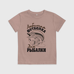Детская футболка Футболка для рыбалки