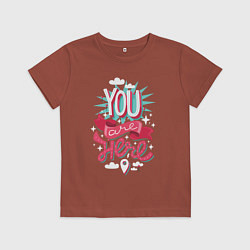 Детская футболка Ты здесь