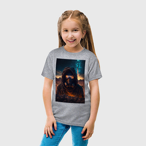 Детская футболка Пусстынный странник / Меланж – фото 4