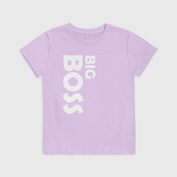 Детская футболка BIG BOSS - светлая