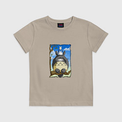 Детская футболка Тоторо на дереве