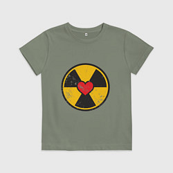 Детская футболка Радиация любви