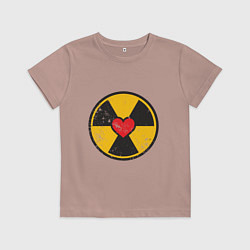 Детская футболка Радиация любви