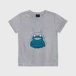 Футболка хлопковая детская Totoro Darko, цвет: меланж