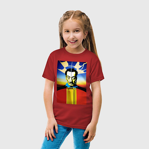 Детская футболка Salvador Dali: Fantasy Art / Красный – фото 4