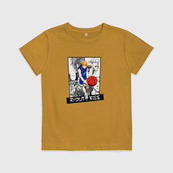 Детская футболка Рёта Кисэ на фоне манги