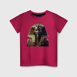Футболка хлопковая детская Египетский фараон, цвет: маджента