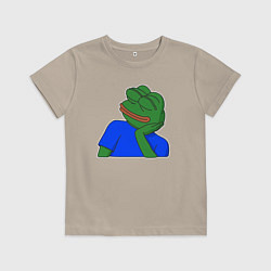 Детская футболка Лягушонок Пепе замечтался
