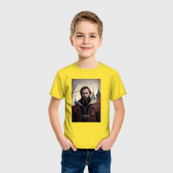 Футболка хлопковая детская Томск - персонаж, цвет: желтый — фото 2