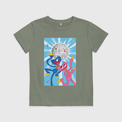 Детская футболка Хагги Вагги и Кисси Мисси на диско