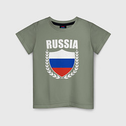 Детская футболка Российский щит