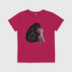 Детская футболка Космонавт и малая медведица