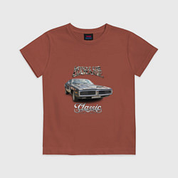 Детская футболка Американский масл-кар Dodge Charger