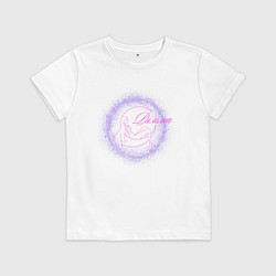 Футболка хлопковая детская Римма, цвет: белый