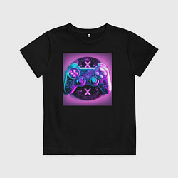 Детская футболка Неоновый джойстик
