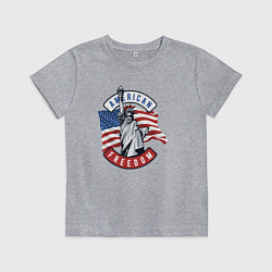 Детская футболка American freedom