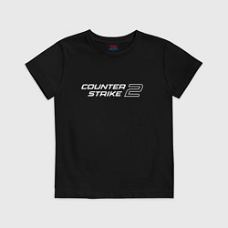 Футболка хлопковая детская Counter Strike 2, цвет: черный