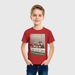 Футболка хлопковая детская Datsun KAIDO Fairlady Z Dark Red JDM, цвет: красный — фото 2