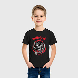 Футболка хлопковая детская Моторхед - лихач, цвет: черный — фото 2