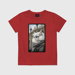 Детская футболка Санкт-Петербург котик