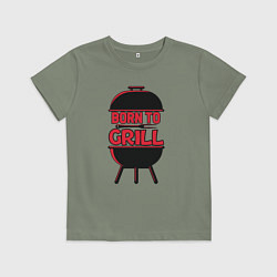 Детская футболка Born to grill
