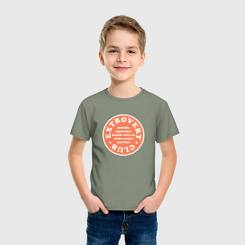 Детская футболка Club Extrovert / Авокадо – фото 3