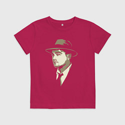 Детская футболка Дикаприо в шляпе