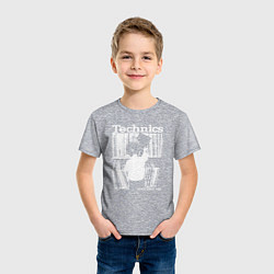 Футболка хлопковая детская Tichnics music, цвет: меланж — фото 2