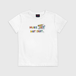 Детская футболка Создавай искусство