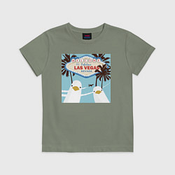 Детская футболка Чайки на курорте