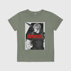 Футболка хлопковая детская Леон с базукой - Resident, цвет: авокадо