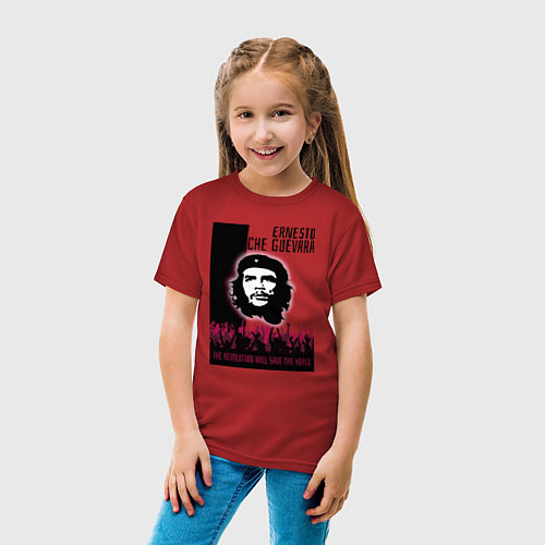 Детская футболка Эрнесто Че Гевара и революция / Красный – фото 4