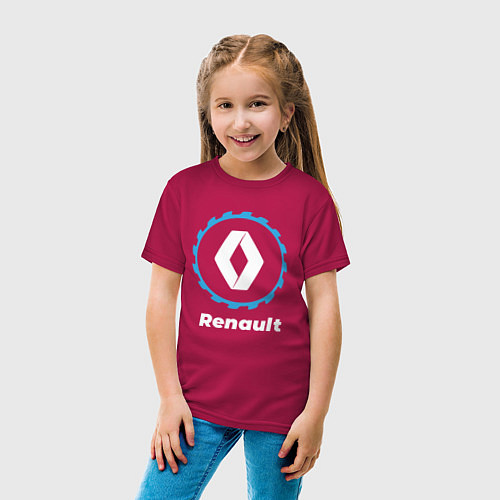 Детская футболка Renault в стиле Top Gear / Маджента – фото 4