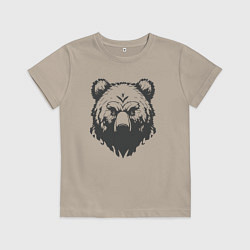 Детская футболка Бурый медведь