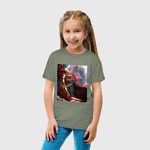 Детская футболка Маления из Элден Ринг / Авокадо – фото 4